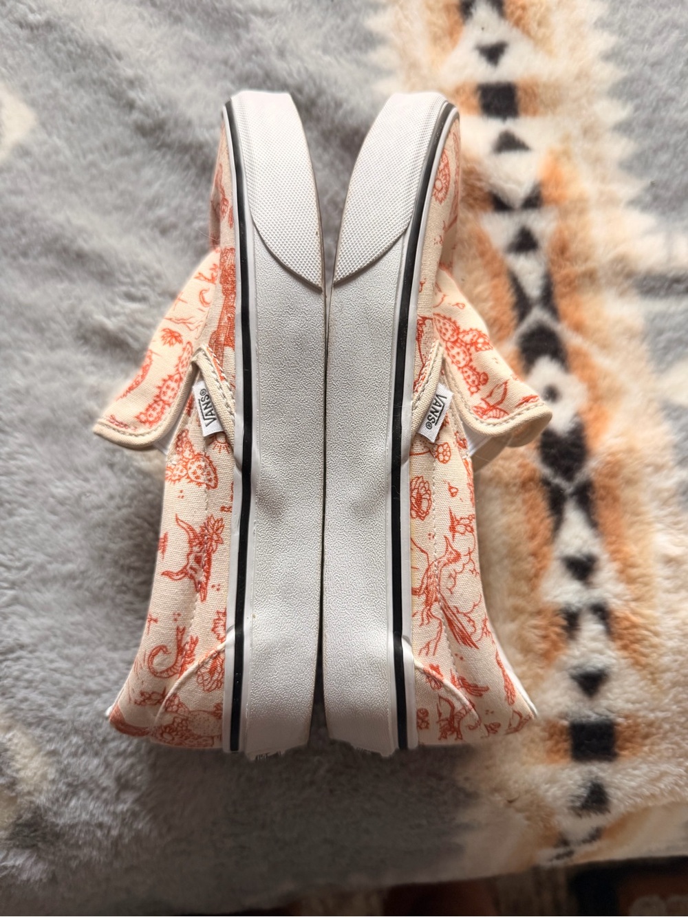 Women’s Slip-On Canvas Shoes with Desert theme Print - Picture 3 of 5